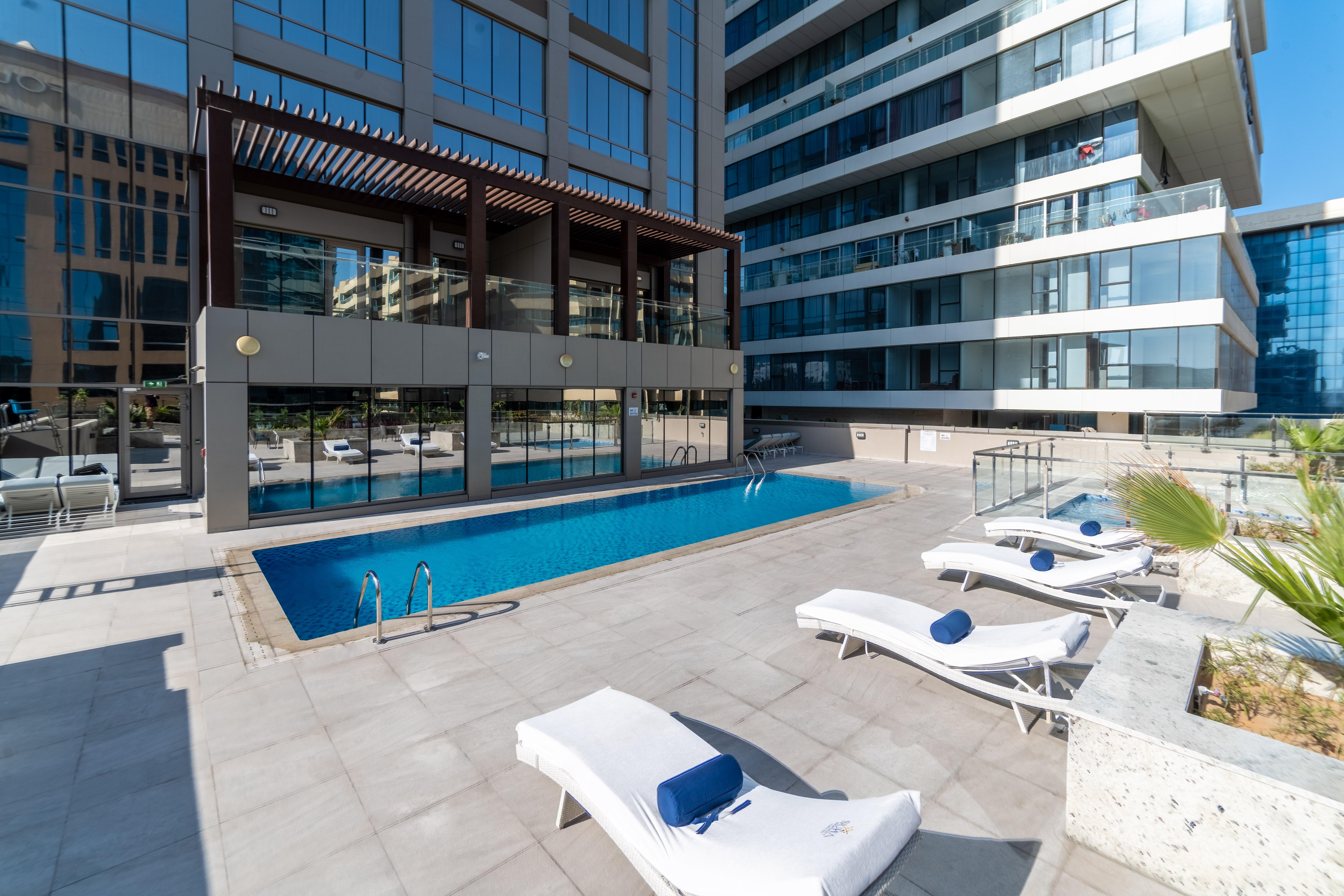Suha Mina Rashid Hotel Apartments Dubai Esterno foto